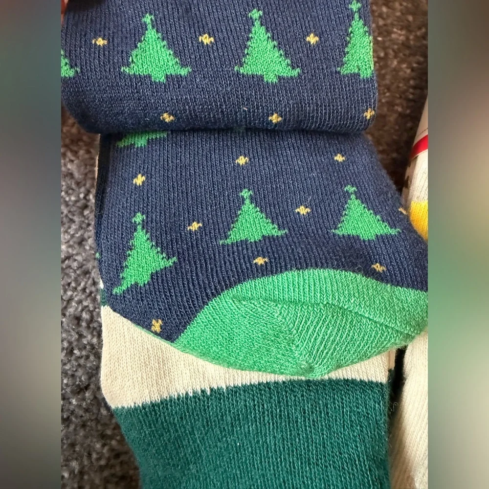 NWT 8 pair Club Room Men's Crew Socks Holiday Christmas Size‎ 8-13
